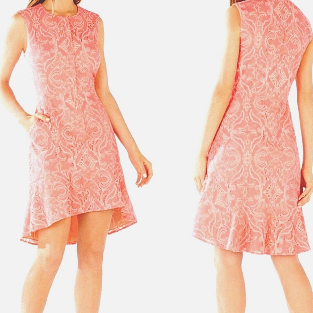 BCBGMAXAZRIA Dress in Coral